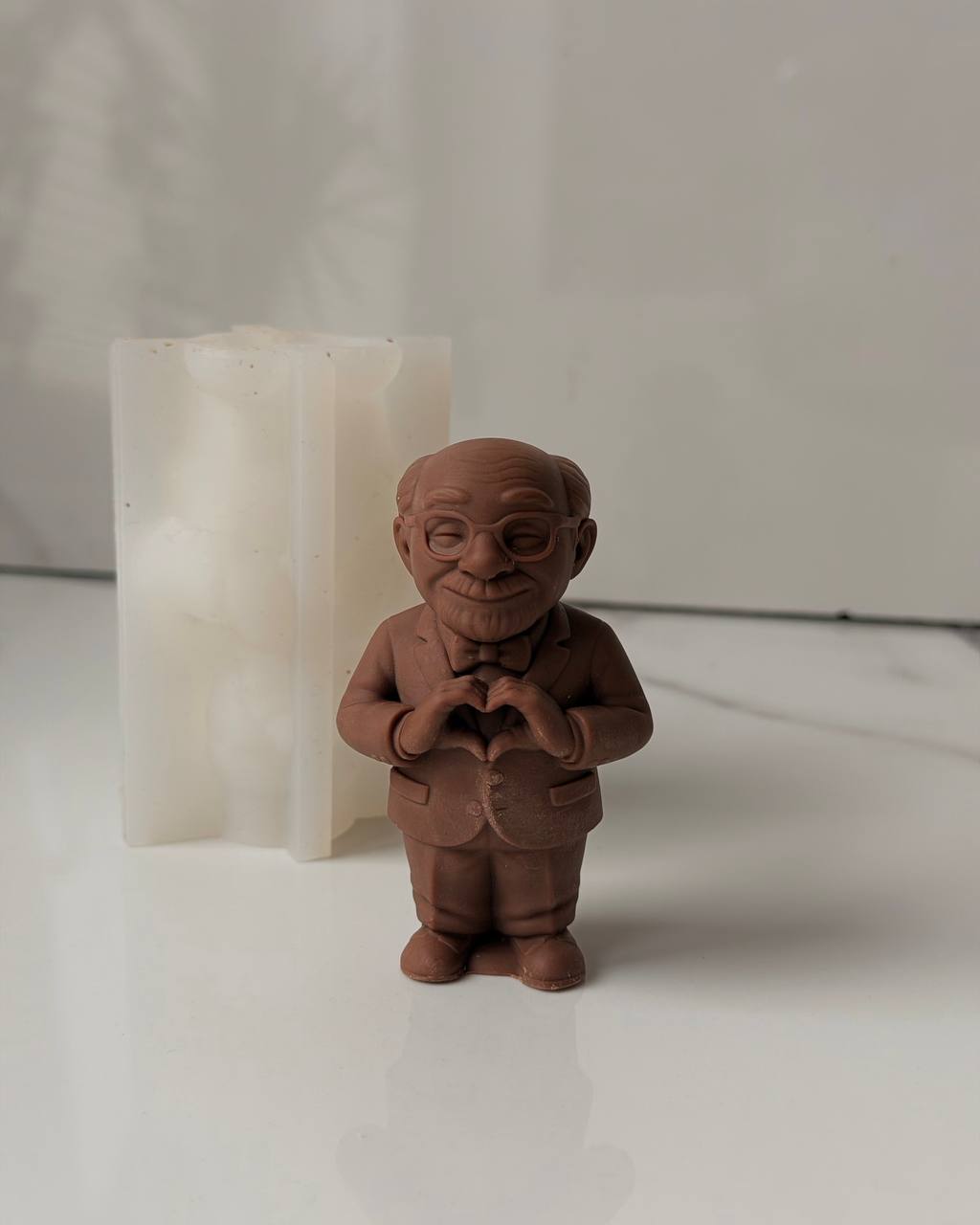 Forma silikonowa: Dziadek z serca